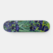 PixDezines van gogh paarse irises Skateboard (Horizontaal)
