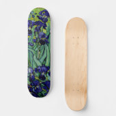 PixDezines van gogh paarse irises Skateboard (Voorkant)
