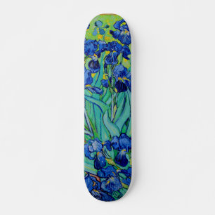 PixDezines van gogh paarse irises Skateboard