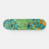 PixDezines van gogh paarse irises Skateboard (Horizontaal)