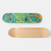 PixDezines van gogh paarse irises Skateboard (Horizontaal)
