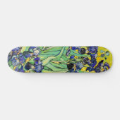 PixDezines van gogh paarse irises Skateboard (Horizontaal)