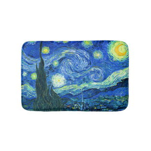 PixDezines van gogh starry night/st. remy Badmat