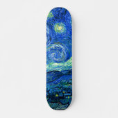 PixDezines van gogh sterrennacht Skateboard (Voorkant)