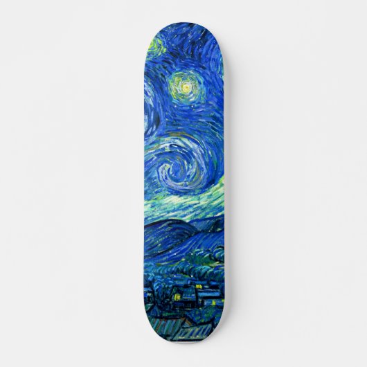 PixDezines van gogh sterrennacht Skateboard (Voorkant)