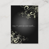 PixDezines vanille wervelingen/doe-het-zelf achter Informatiekaartje (Achterkant)