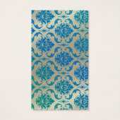 PixDezines Vendome Damask/mariage faveurs tags (Dos)