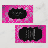 PixDezines Vendome Damask Visitekaartje (Voorkant / Achterkant)