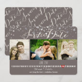 PixDezines verblind DIY kleur / foto's opslaan van Save The Date (Voorkant / Achterkant)