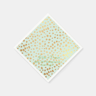 PixDezines verblindende nep gouden spikkels/DIY kl Servetten