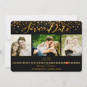 PixDezines verbluft DIY kleur/foto's save the date
