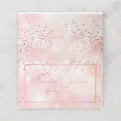 PixDezines Verblufte Faux Roos Goud Confetti + Bok (Buitenkant ongevouwen)