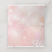 PixDezines Verblufte Faux Roos Goud Confetti + Bok (Binnenkant ongevouwen)