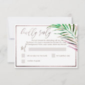 PixDezines Verdure Palm Fronds RSVP (Dos)