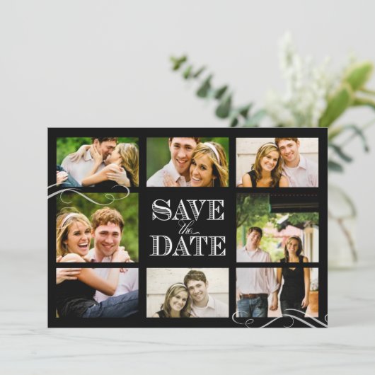 PixDezines verloving foto's/opslagdatum Save The Date (Staand voorkant)