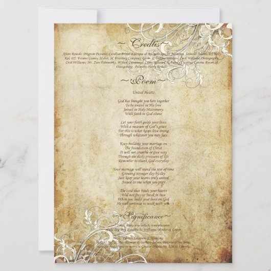 PixDezines vintage crèmeswervelingen (Voorkant)