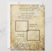 PixDezines vintage crèmeswervelingen Kaart (Voorkant)