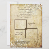 PixDezines vintage crèmeswervels Kaart (Voorkant)