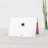 PixDezines Vintage Hawaï/Dank u Bedankkaart (Achterkant)