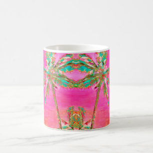 PixDezines Vintage Hawaïaans strand Koffiemok