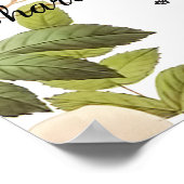 PixDezines Vintage Rozen/Ontvangst Poster (Hoek)