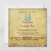 PixDezines Vintage Seahorse / Invitations (Dos)