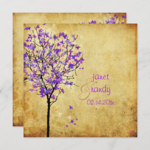 PixDezines VIOLET MAPLE TREE/FAUX PARCHMENT Kaart