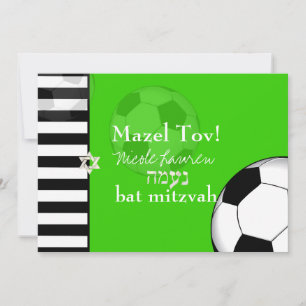 PixDezines voetbalbar mitswa/DIY kleur Kaart