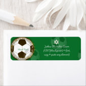 ✡ PixDezines Voetbalk Mitzvah Etiket (Insitu)