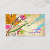PixDezines vogel van paradise ♥ ♥ Visitekaartje (Voorkant)