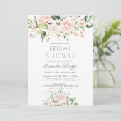 PixDezines Vrijgezellenfeest H2 Blush Cream Rozen Kaart (Staand voorkant)