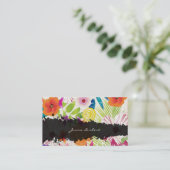 PixDezines wailea/diy achtergrond Visitekaartje (Staand voorkant)