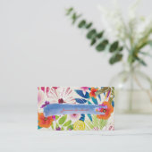 PixDezines wailea/diy achtergrond Visitekaartje (Staand voorkant)