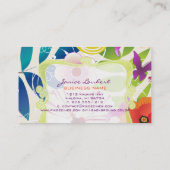 PixDezines wailea/diy achtergrond Visitekaartje (Achterkant)