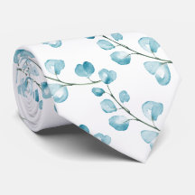 PixDezines Watercolor Mediterraan Blauw Eucalyptus