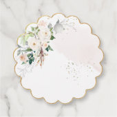 PixDezines waterverf blush roze rozen Baptisme Bedankjes Labels (Achterkant)