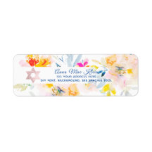 PixDezines Waterverf Flowers, Blush Cream Rozen