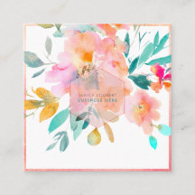 PixDezines Waterverf Flowers Garden Rozen