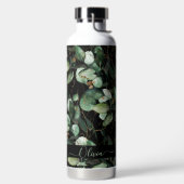 PixDezines Waterverf Green Gold Eucalyptus Waterfles (Links)