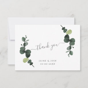 PixDezines Waterverf Gum Eucalyptus Branches Opmer Notitiekaartje