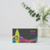 PixDezines Wave Crest Hawaii ♥♥♥♥♥ Visitekaartje (Staand voorkant)