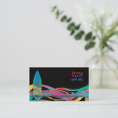 PixDezines Wave Crest Hawaii ♥♥♥♥♥ Visitekaartje (Staand voorkant)