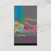 PixDezines Wave Crest Hawaii ♥♥♥♥♥ Visitekaartje (Achterkant)