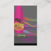 PixDezines Wave Crest Hawaii ♥♥♥♥♥ Visitekaartje (Achterkant)