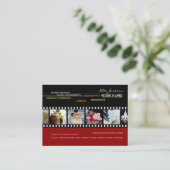 PixDezines weddingplanners/doe-het-zelf kleuren+le Visitekaartje (Staand voorkant)