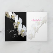 PixDezines White Orchid/DIY achtergrondkleur Kaart (Binnen)