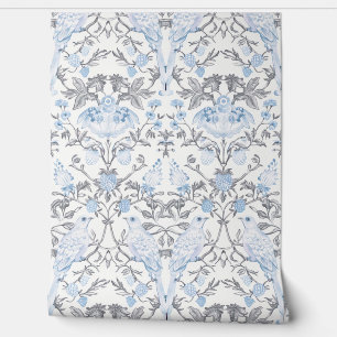 PixDezines William Morris Blue Strawberry Thief Behang