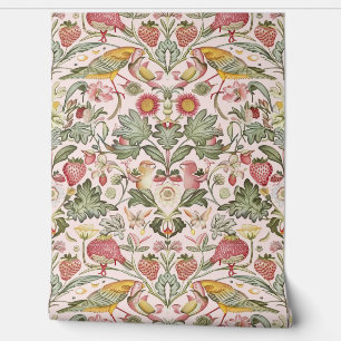 PixDezines William Morris Roze Aardbevendief Behang