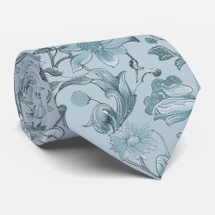 PixDezines William Morris StofblauwDIY Leisteenbla Stropdas