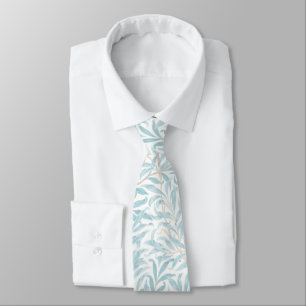 PixDezines William Morris Wilgentak Stofblauw Stropdas